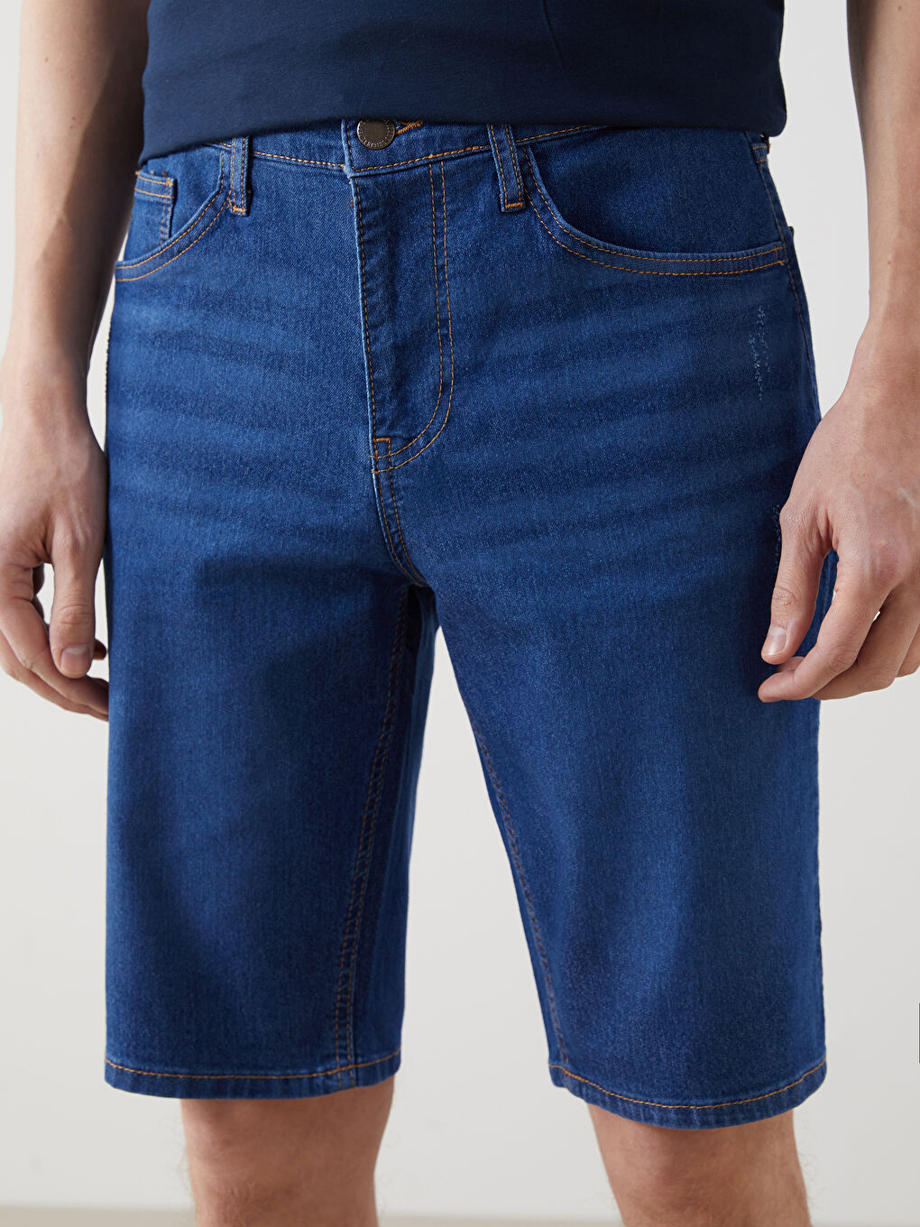 Super Skinny Fit Men's Jean Shorts -S5L659Z8-507