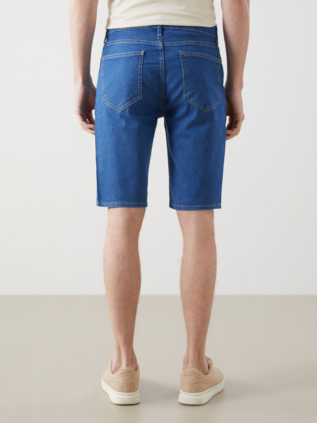 Super Skinny Fit Men's Denim Shorts -S5L660Z8-311