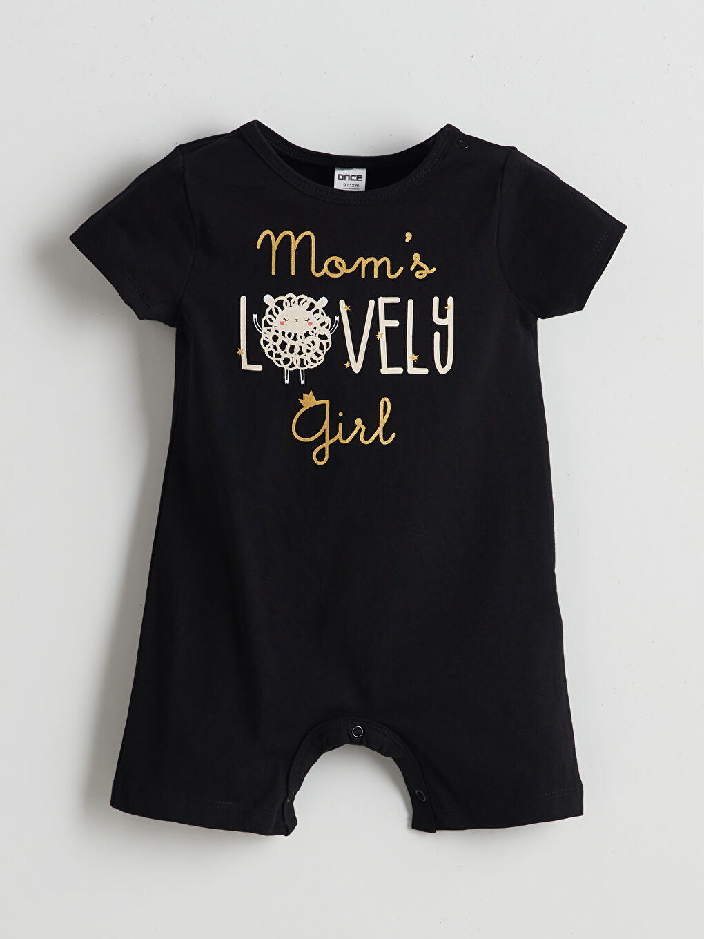 Crew Neck Printed Baby Girl Rompers -S5L668Z1-CVL