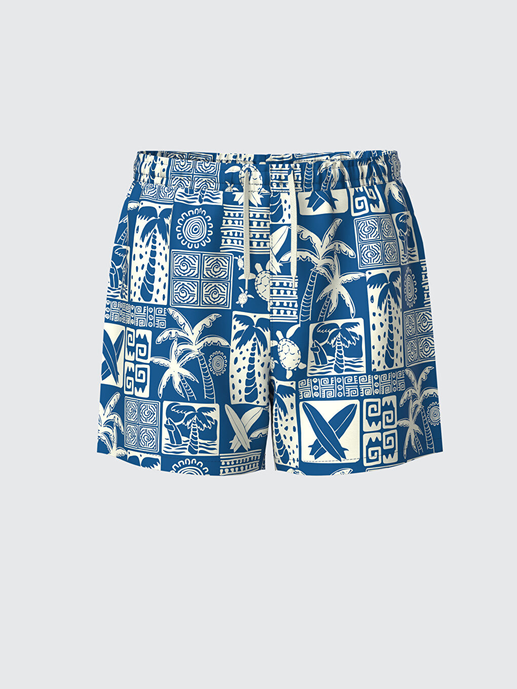 Boy's Swim Shorts With Elastic Waist -S5L703Z4-LQQ