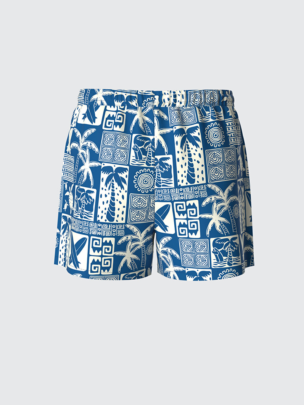 Boy's Swim Shorts With Elastic Waist -S5L703Z4-LQQ