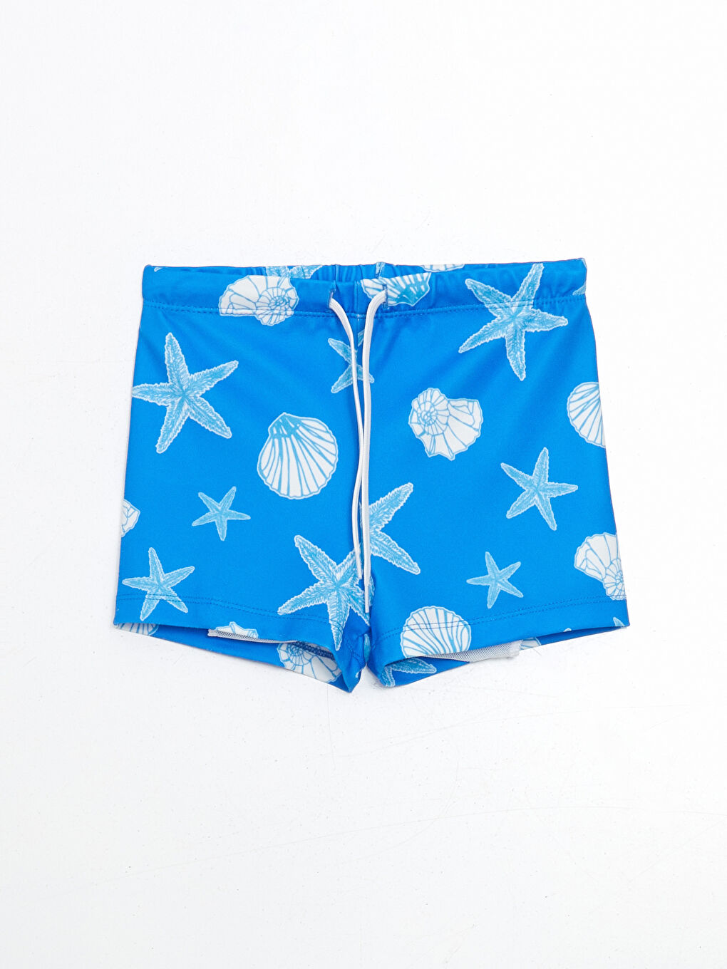 Elastic Waist Printed Boys' Boxer Swimsuit -S5L711Z4-LSJ