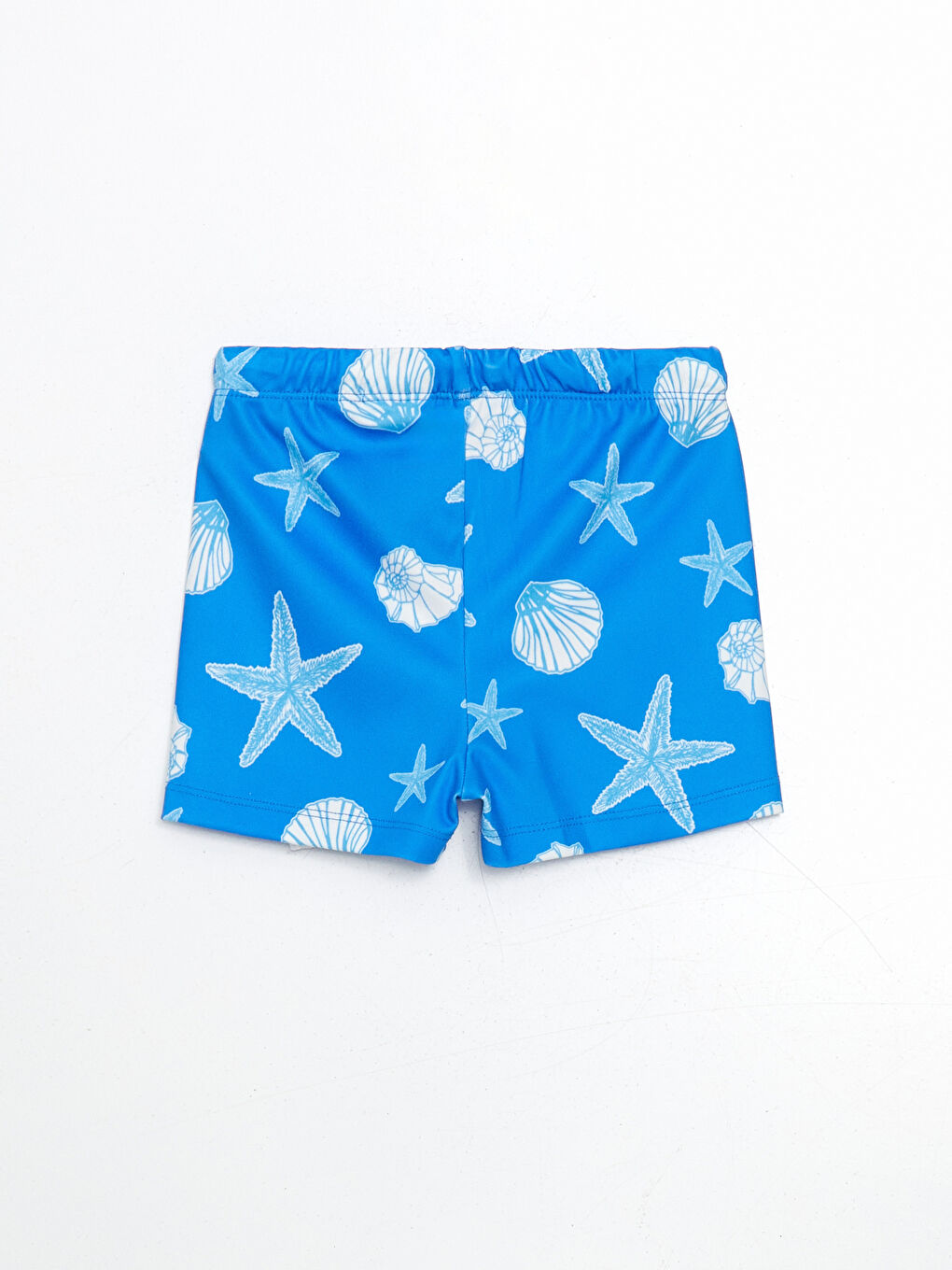 Elastic Waist Printed Boys' Boxer Swimsuit -S5L711Z4-LSJ
