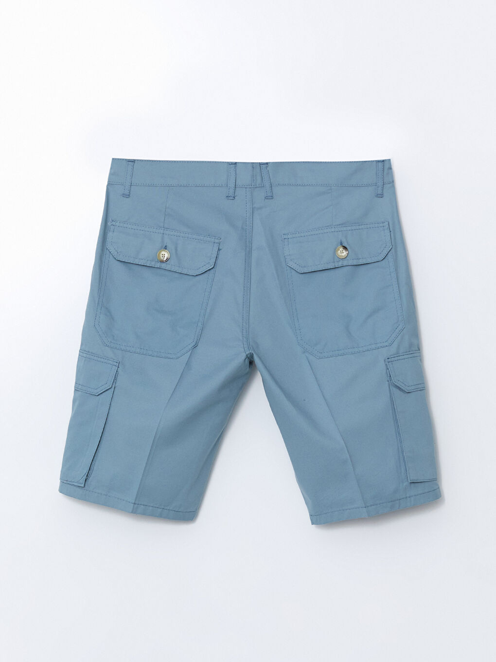Mavi Standart Kalıp Erkek Kargo Şort-5