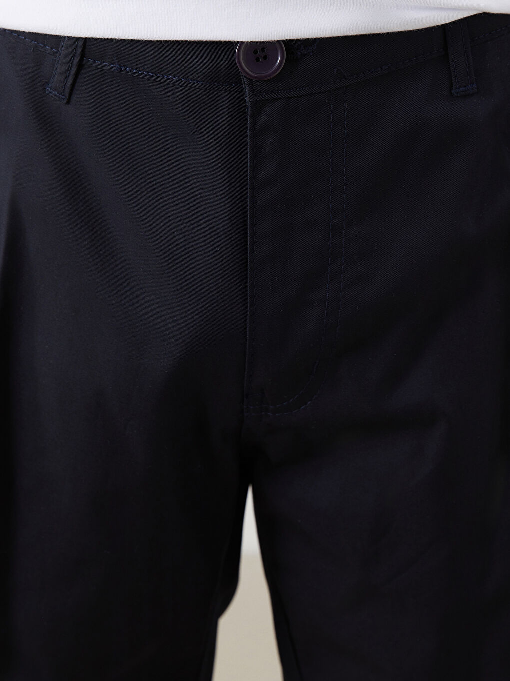 Siyah Standart Kalıp Erkek Kargo Şort-2