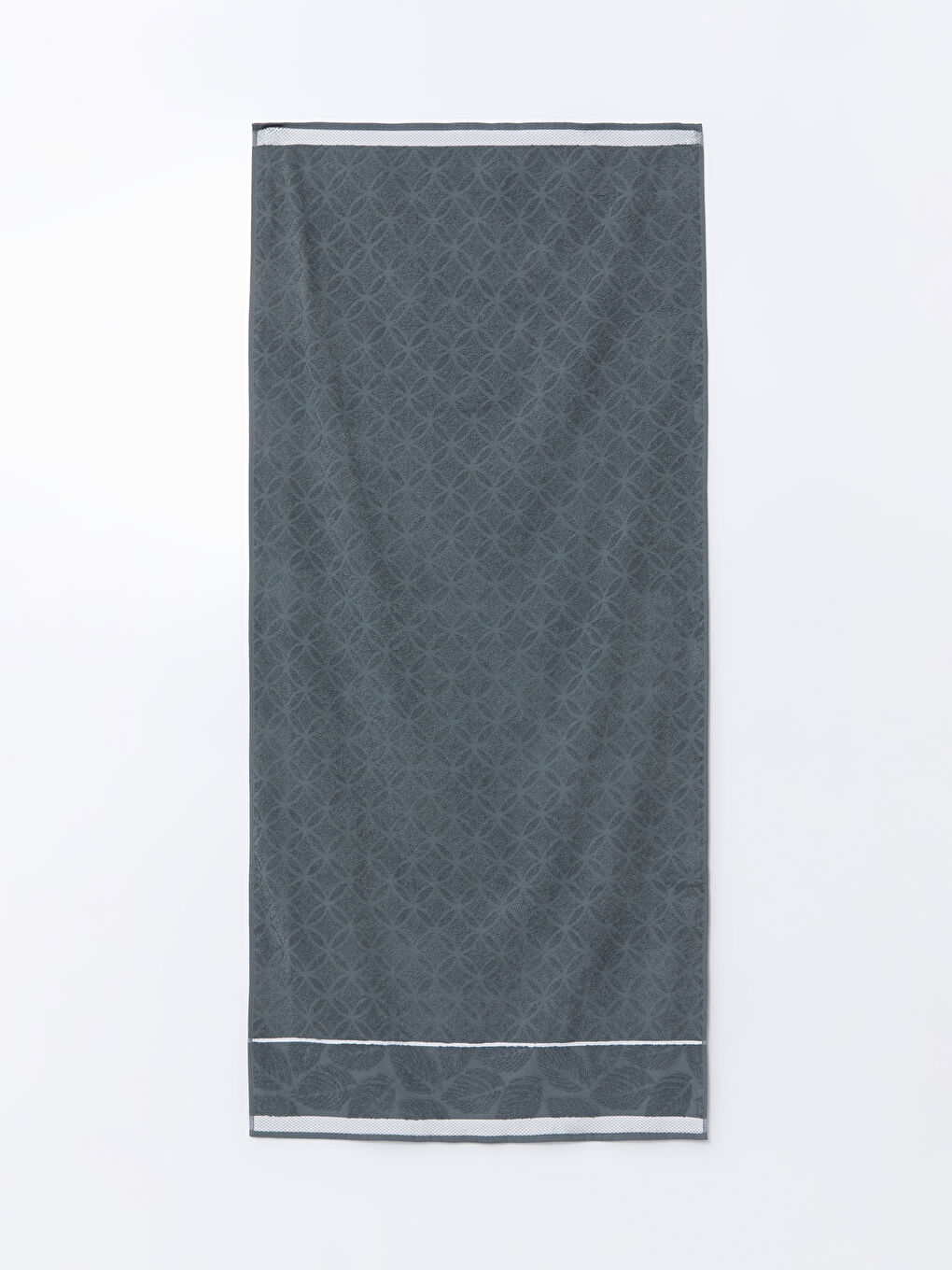 Turkuaz Baskılı Erkek Plaj Havlusu 70x140 cm