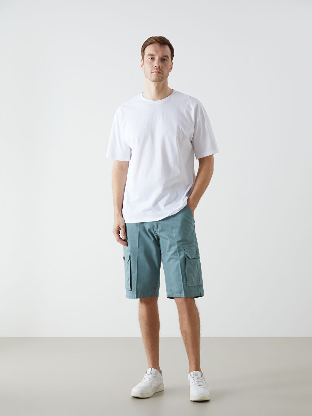 Muški Cargo Šorts Standardnog Kroja