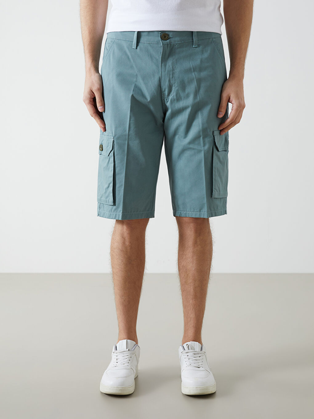 Muški Cargo Šorts Standardnog Kroja-1