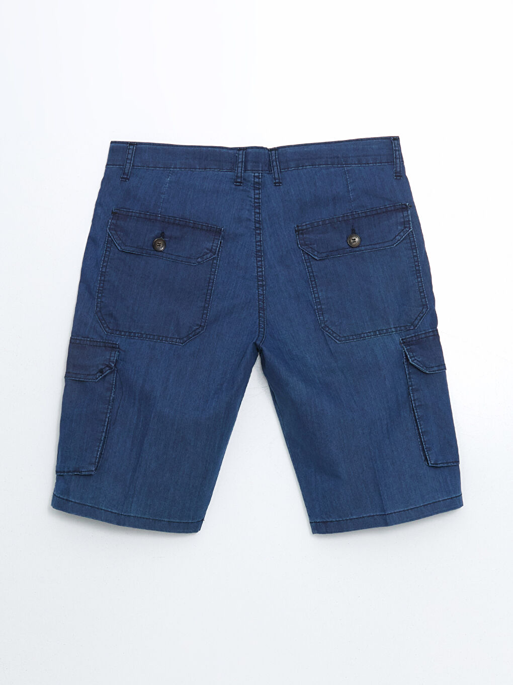 Mavi Standart Kalıp Erkek Kargo Şort-5