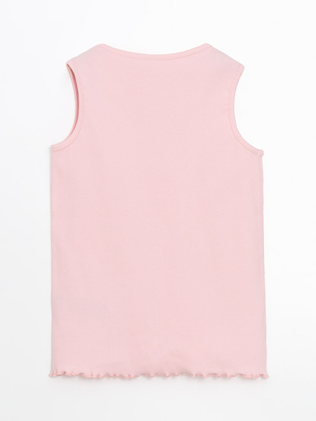 Pembe Bisiklet Yaka Kız Çocuk Atlet ve Tayt 2'li-2