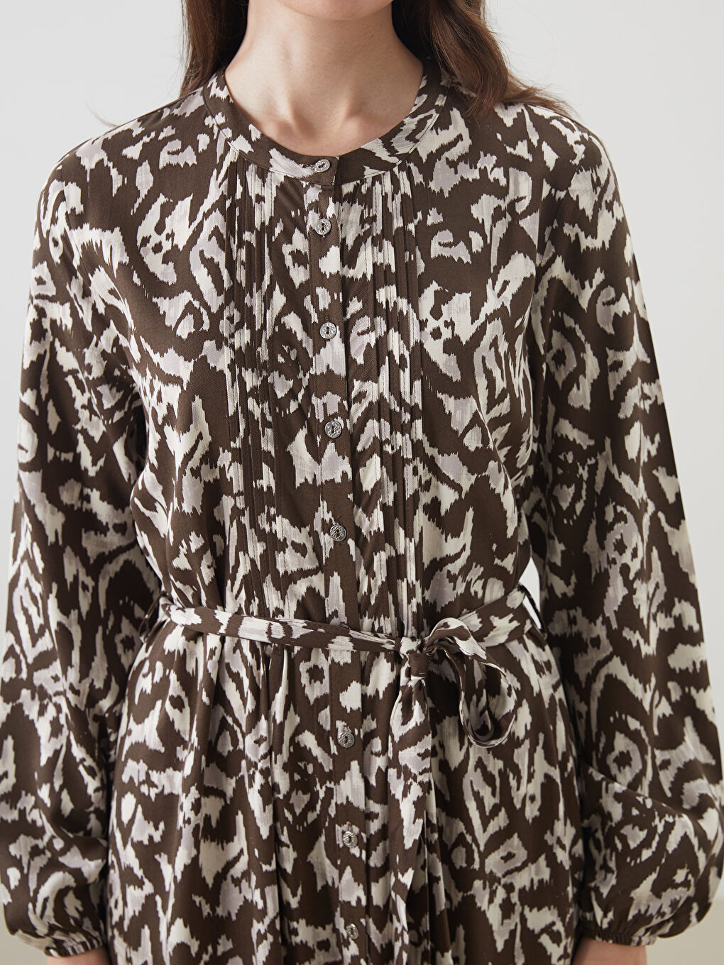 Woman BROWN Shirt Dress -S5L759Z8-LQY