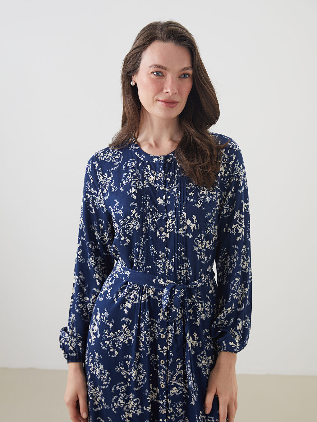 Woman NAVY Shirt Dress -S5L759Z8-LSJ