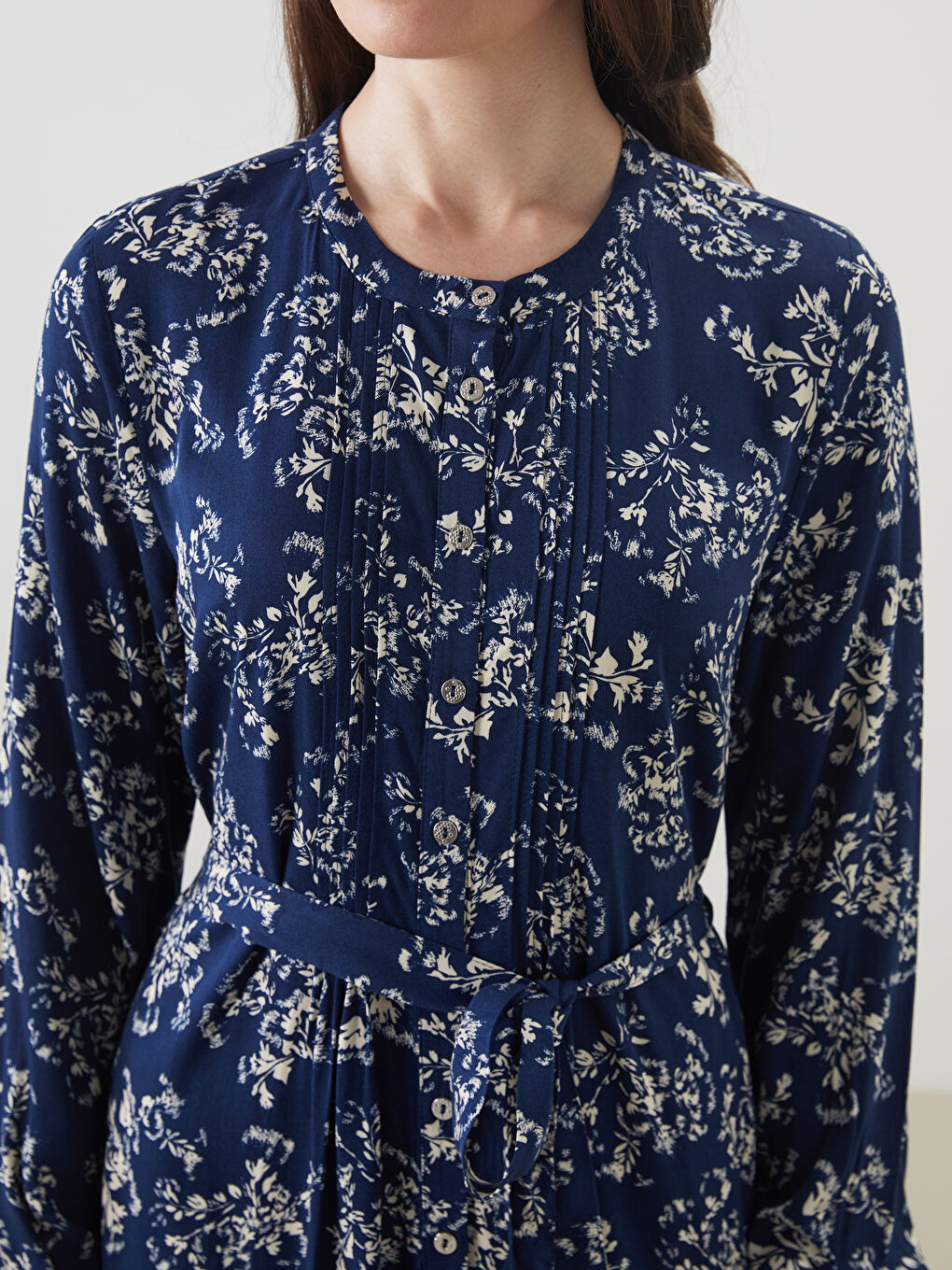 Woman NAVY Shirt Dress -S5L759Z8-LSJ