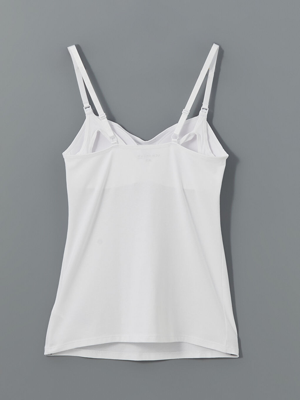 LCW DREAM U-Neck Plain Strappy Maternity Nursing Tank Top -W56507Z8-FFB