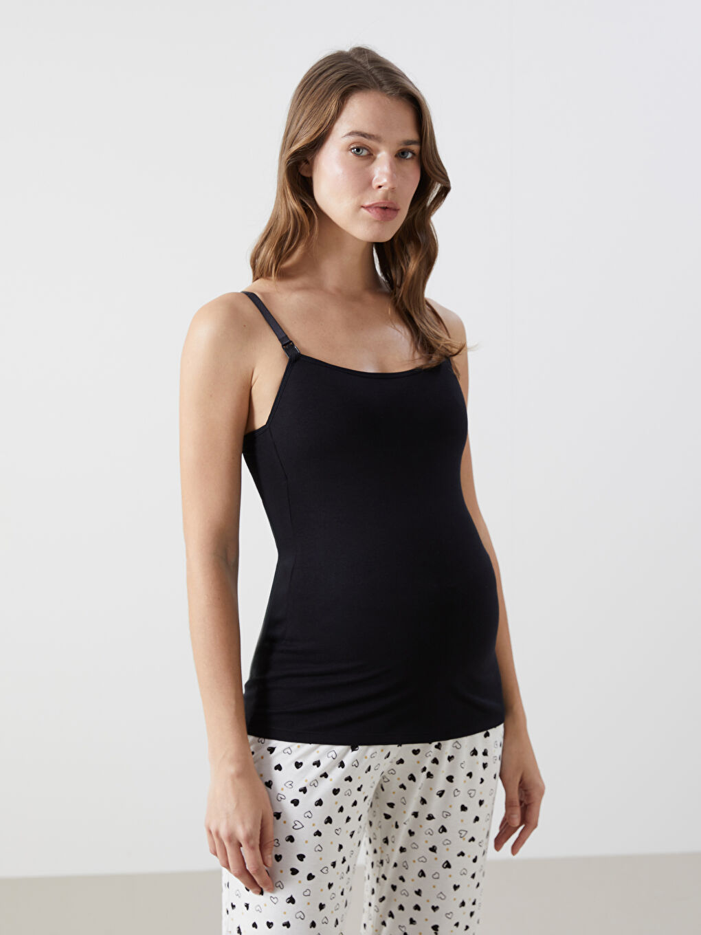 LCW DREAM Top za trudnice i dojilje sa bretelama i U izrezom -W56507Z8-CVL