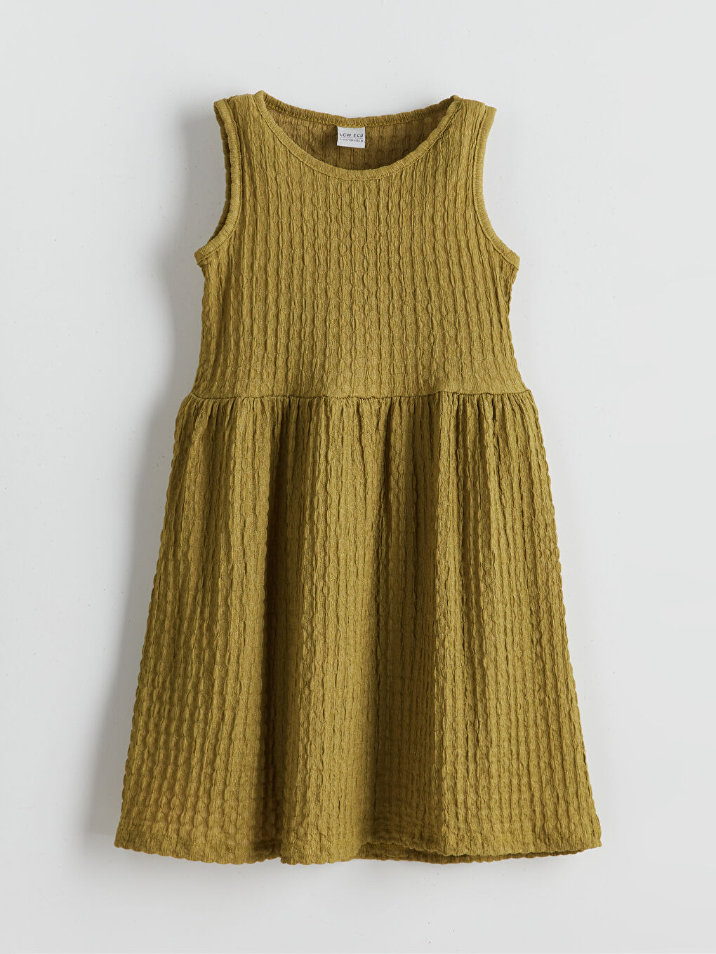 Crew Neck Girls Dress -S5L766Z4-FFX