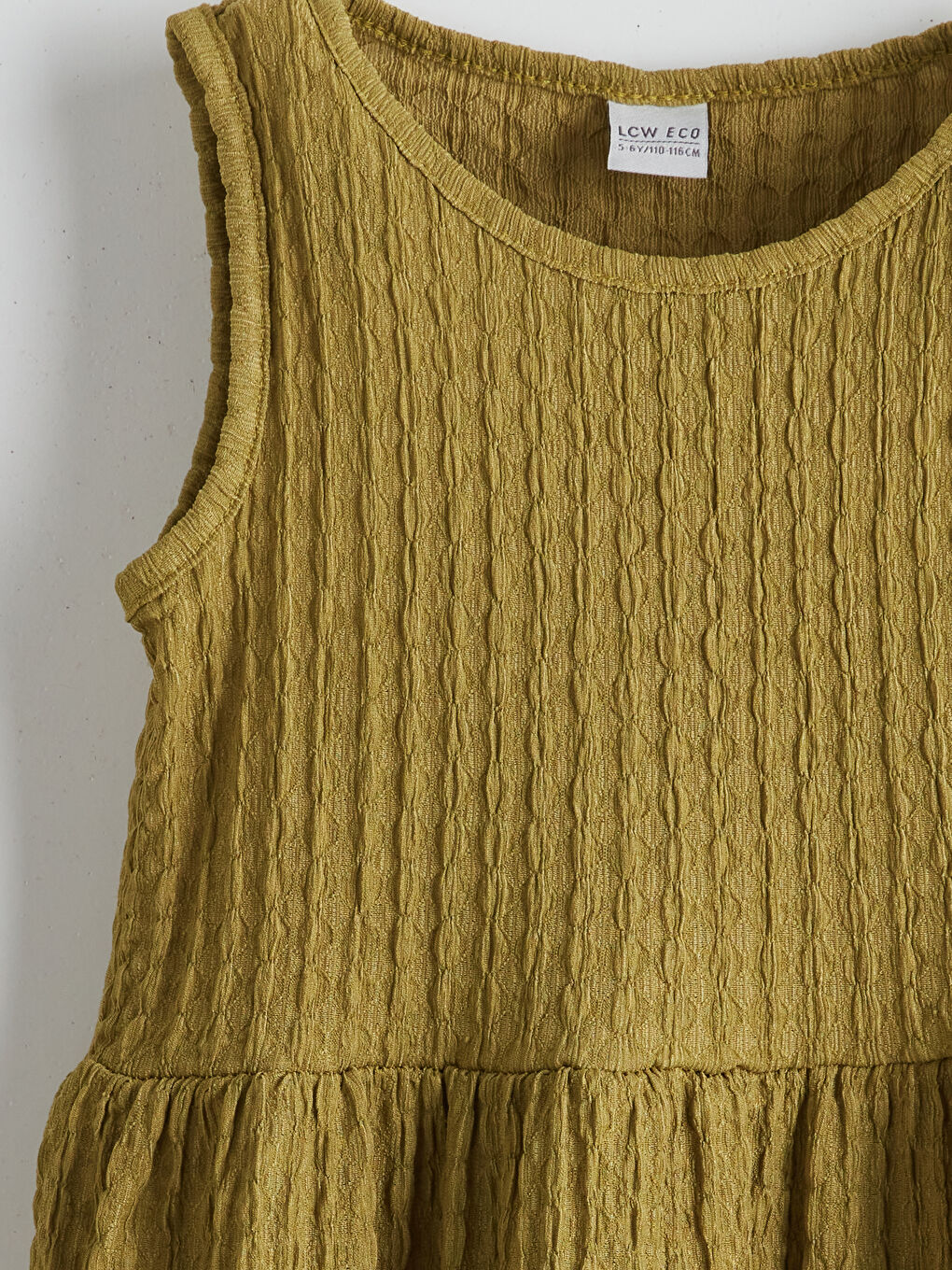 Crew Neck Girls Dress -S5L766Z4-FFX