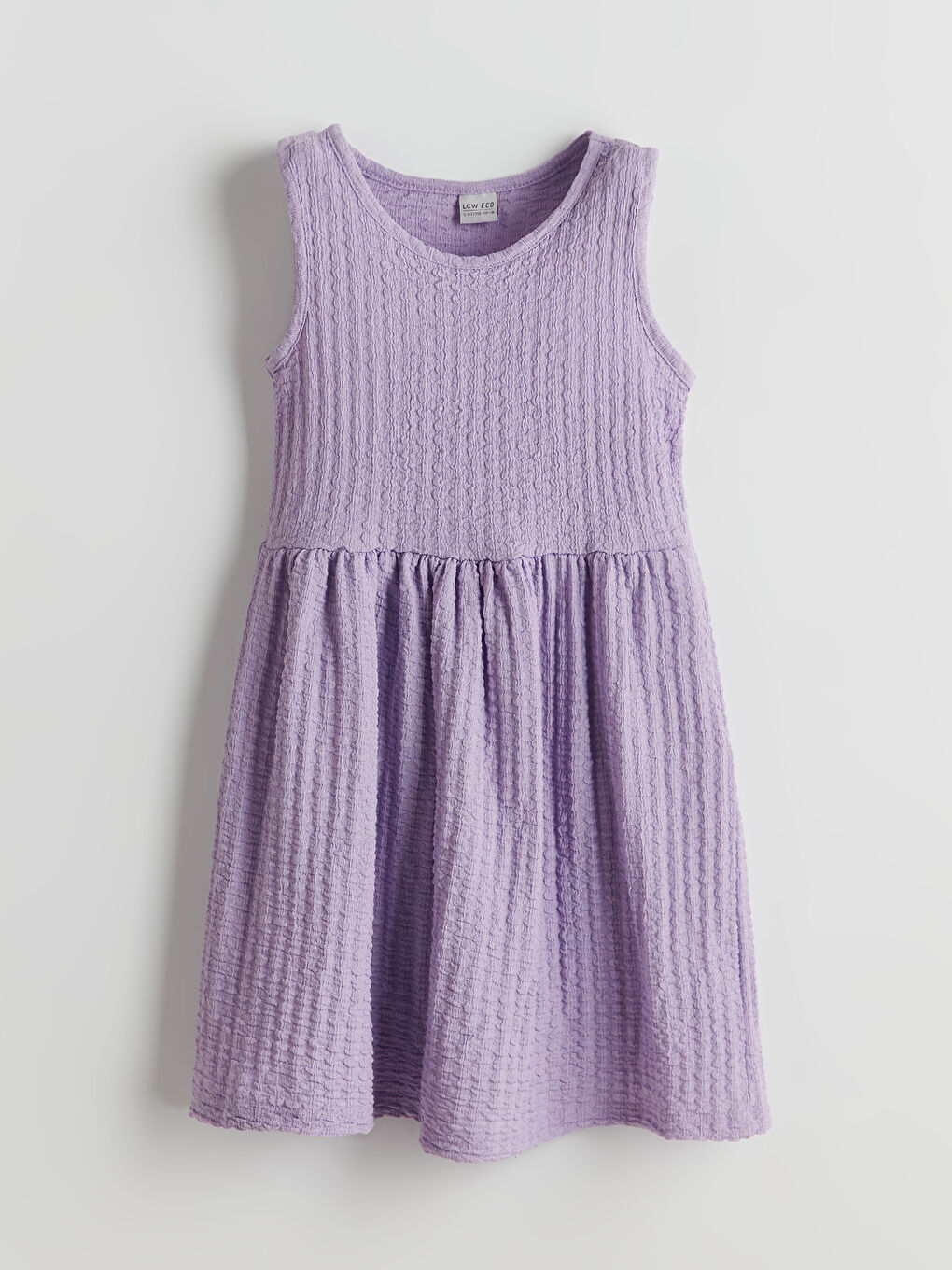Crew Neck Girls Dress -S5L766Z4-FYE