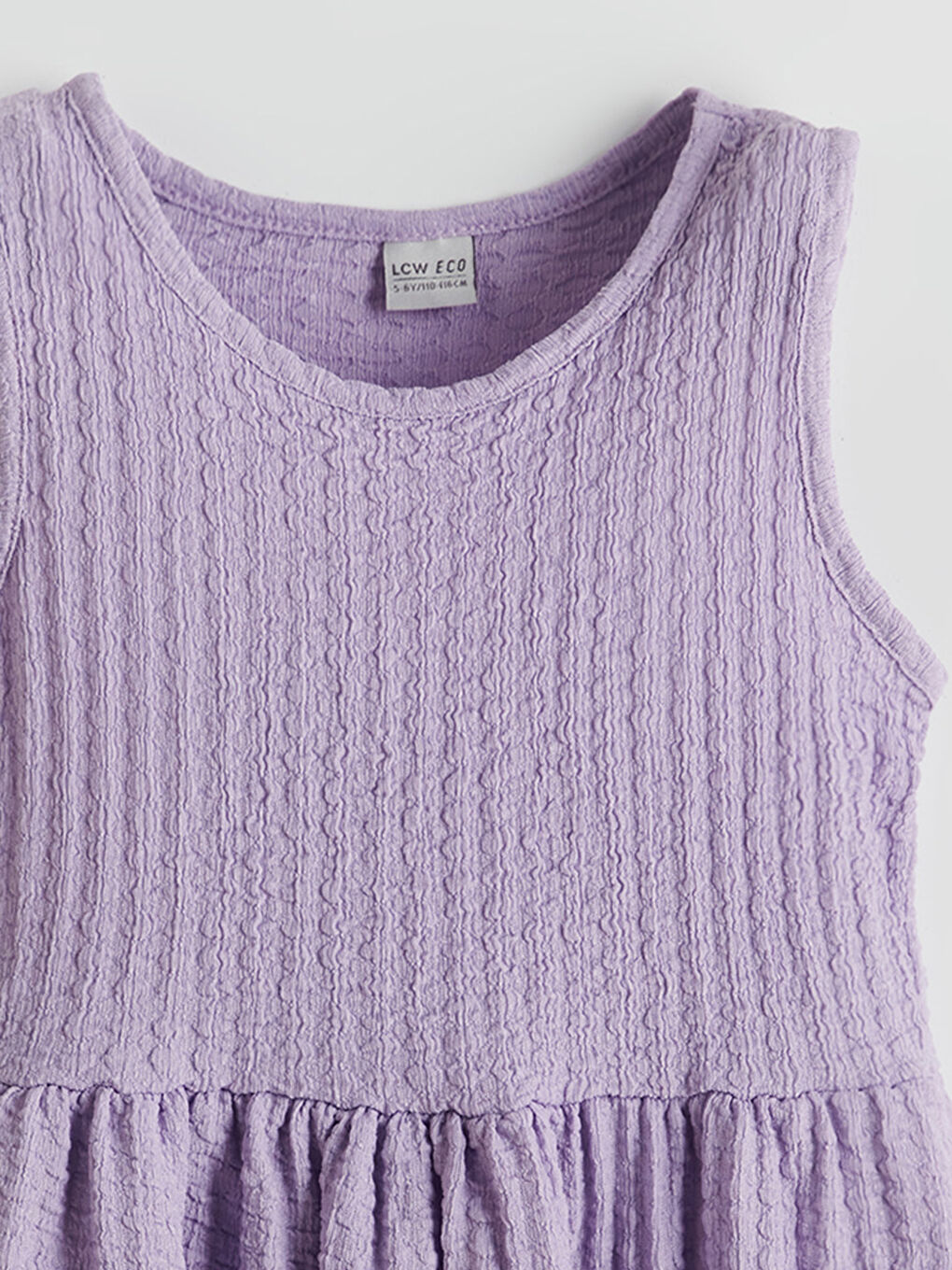 Crew Neck Girls Dress -S5L766Z4-FYE
