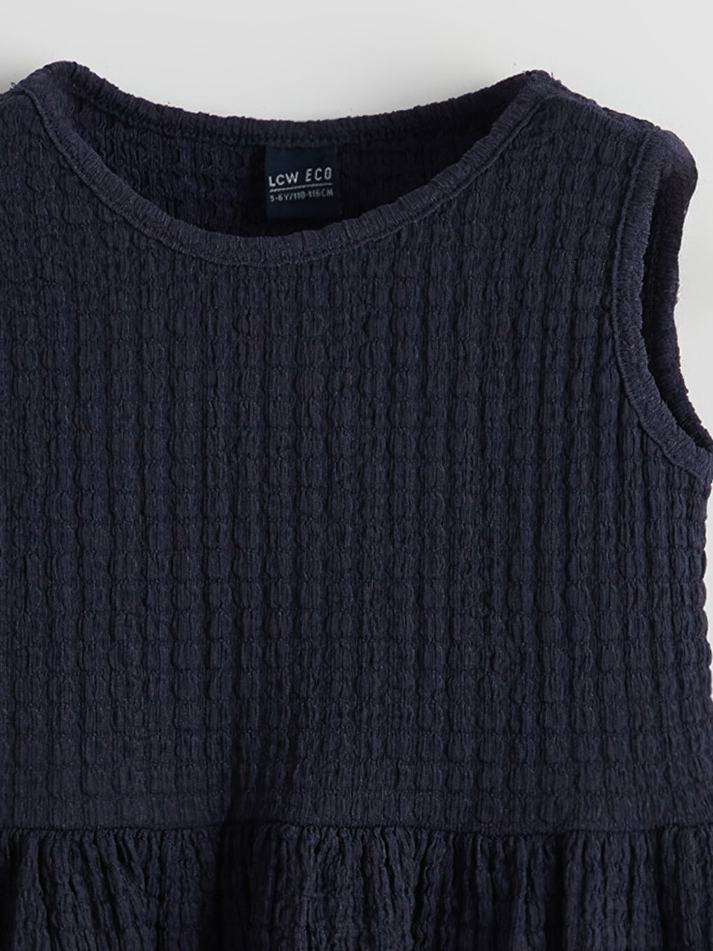 Crew Neck Girls' Dress -S5L766Z4-HFH