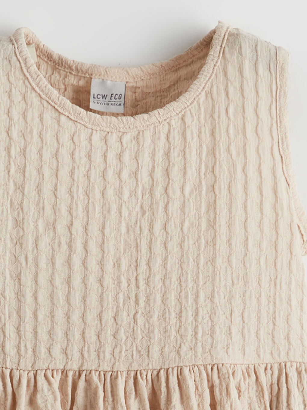 Crew Neck Girls Dress -S5L766Z4-LXK