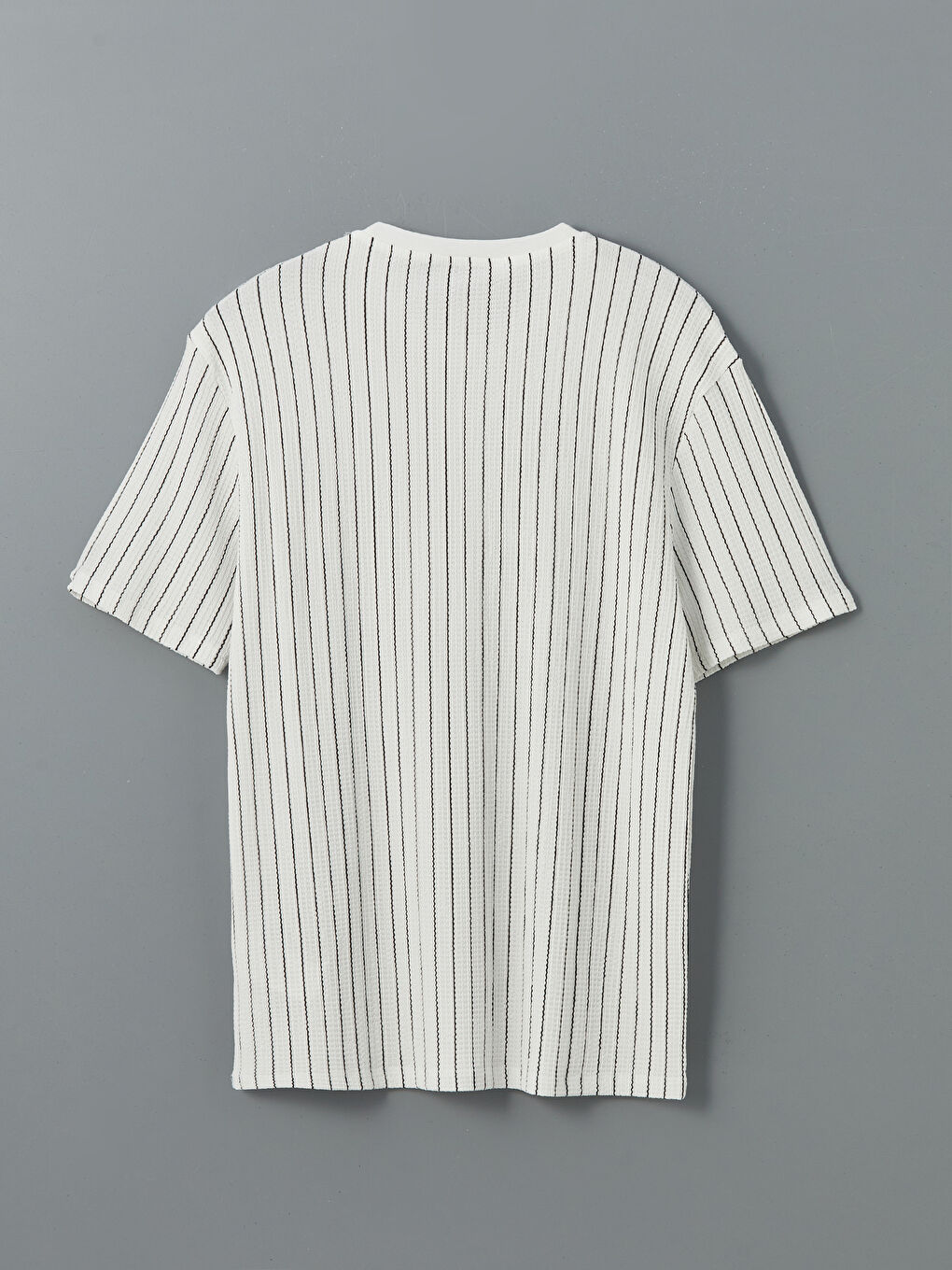 Crew Neck Short Sleeve Striped Men's T-Shirt -S5L774Z8-Q6K