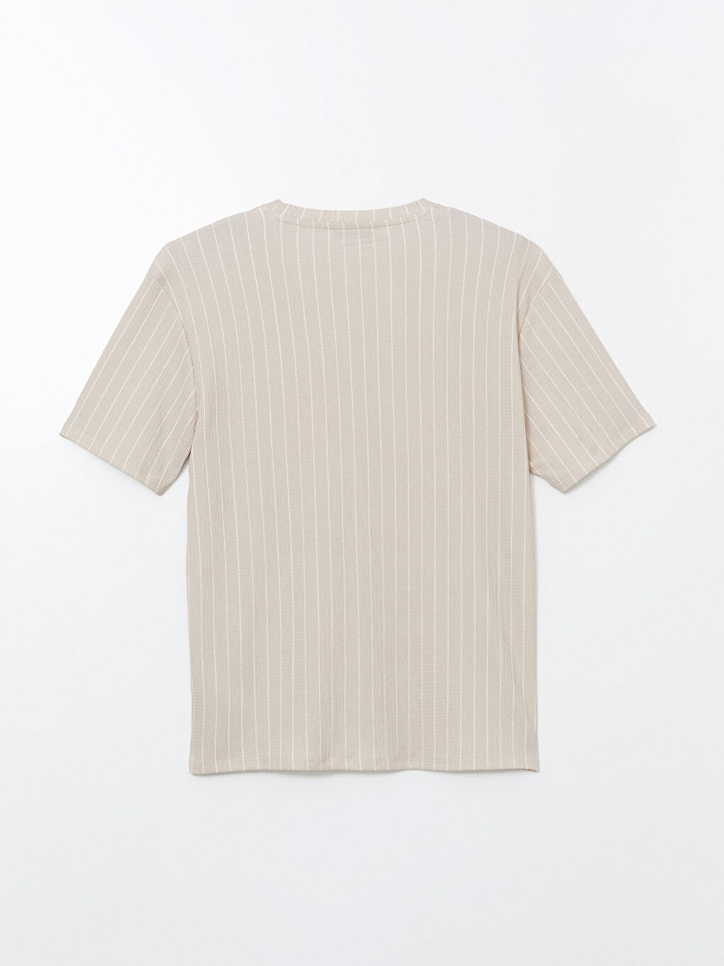 LCW Vision Crew Neck Short Sleeve Striped Men's T-Shirt -S5L774Z8-HZZ