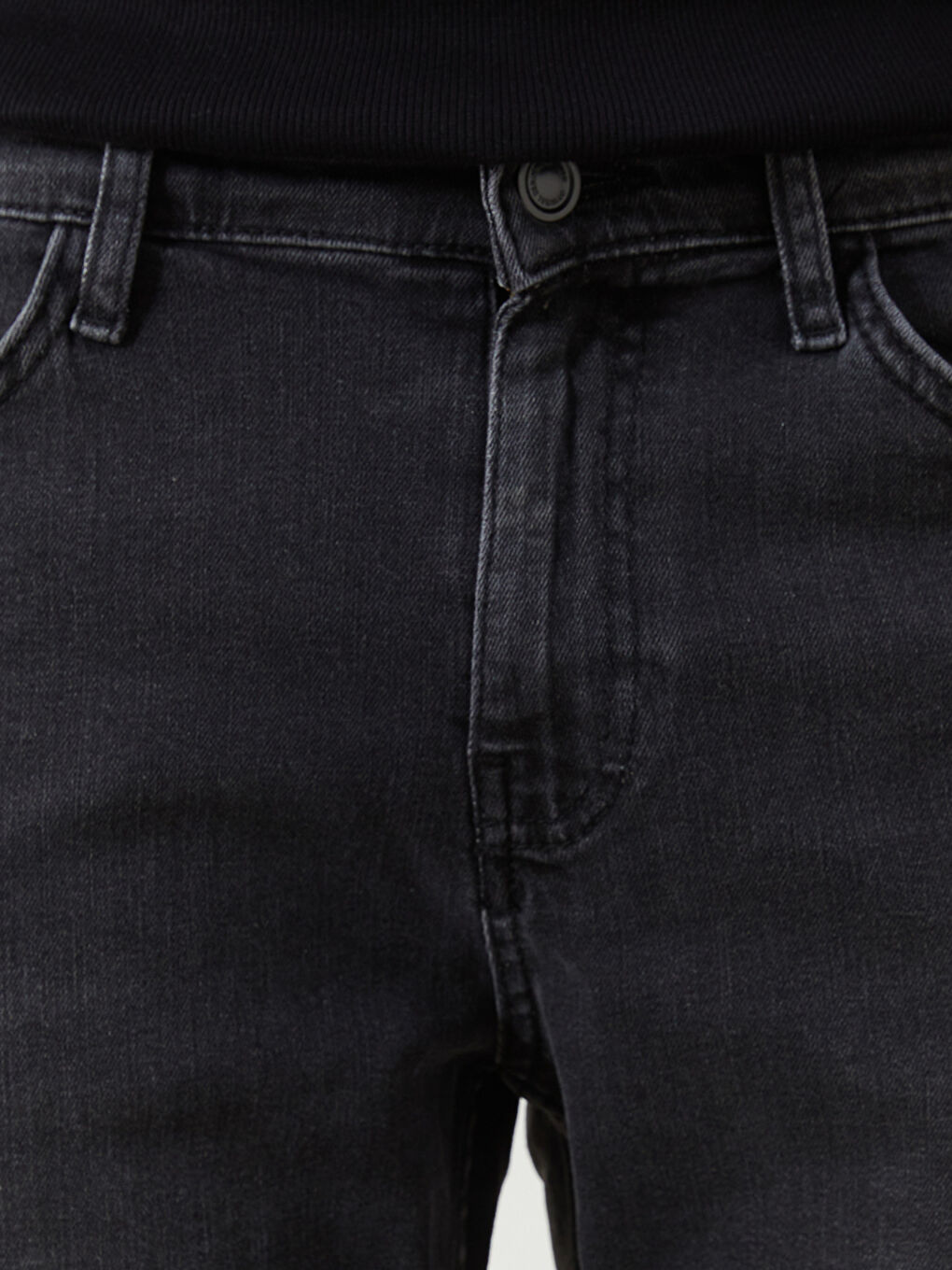 LCW Jeans Antrasit Standart Kalıp Erkek Jean Şort - 2
