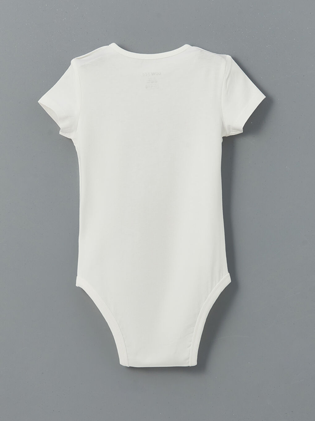 Ekru Bisiklet Yaka Erkek Çocuk Çıtçıtlı Body-1