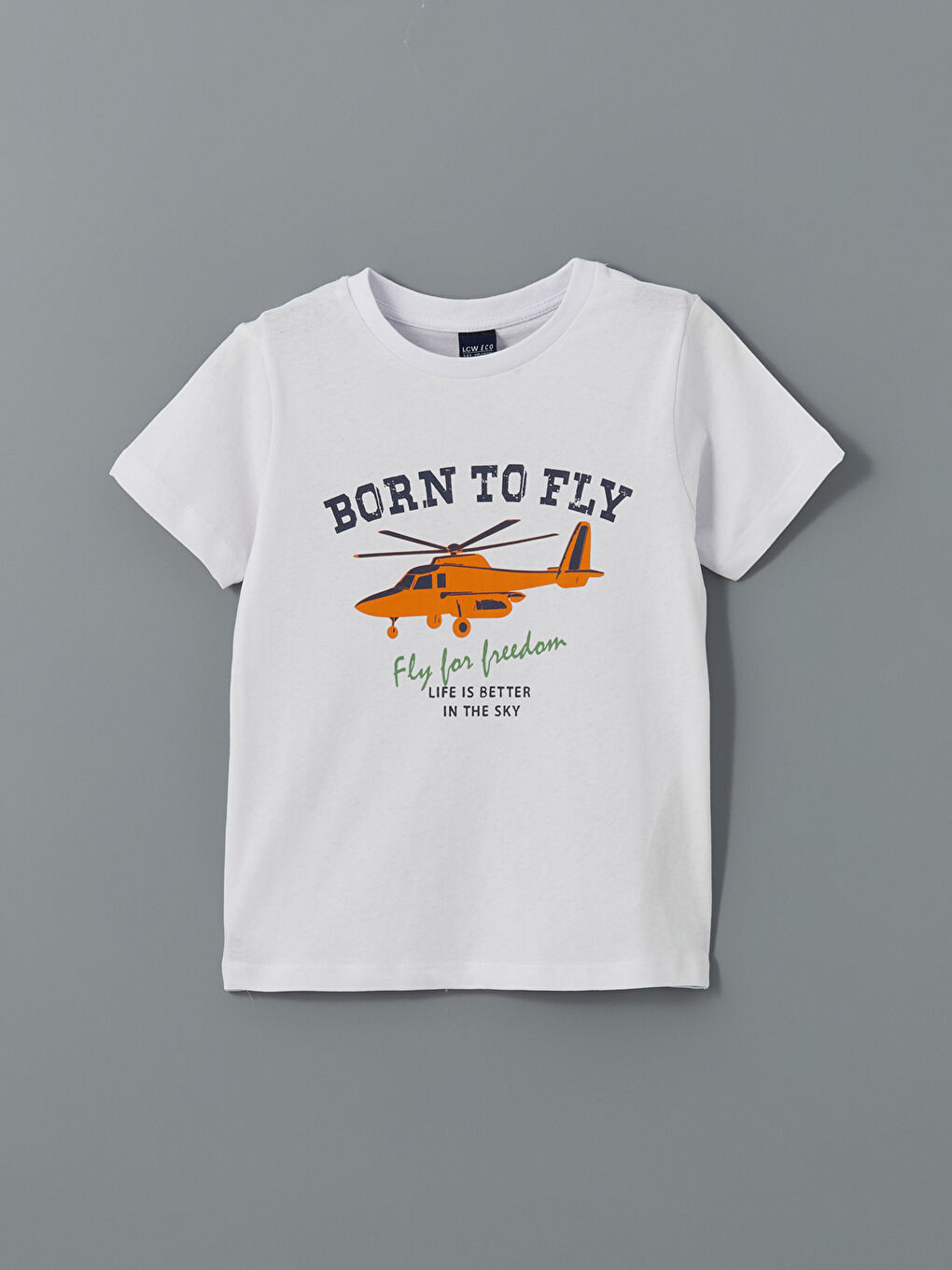 Crew Neck Boy's Pajama Set with Shorts -S5L845Z4-J5E