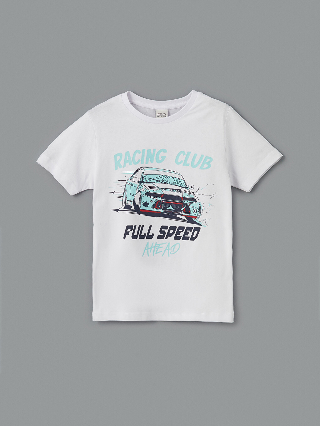 Beyaz Erkek Çocuk Baskılı Pijama Üst