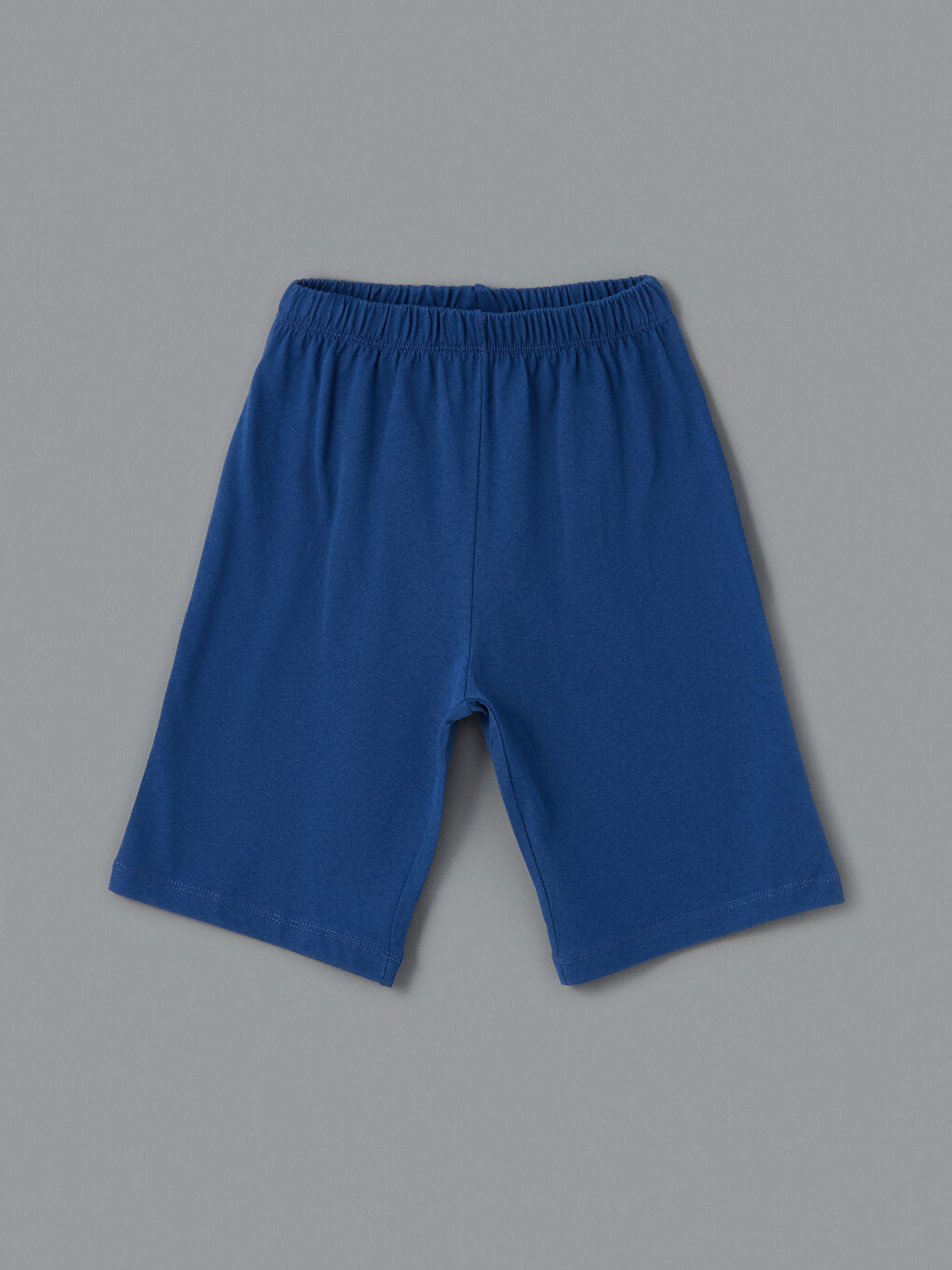 Mavi Beli Lastikli Erkek Çocuk Pijama Şort