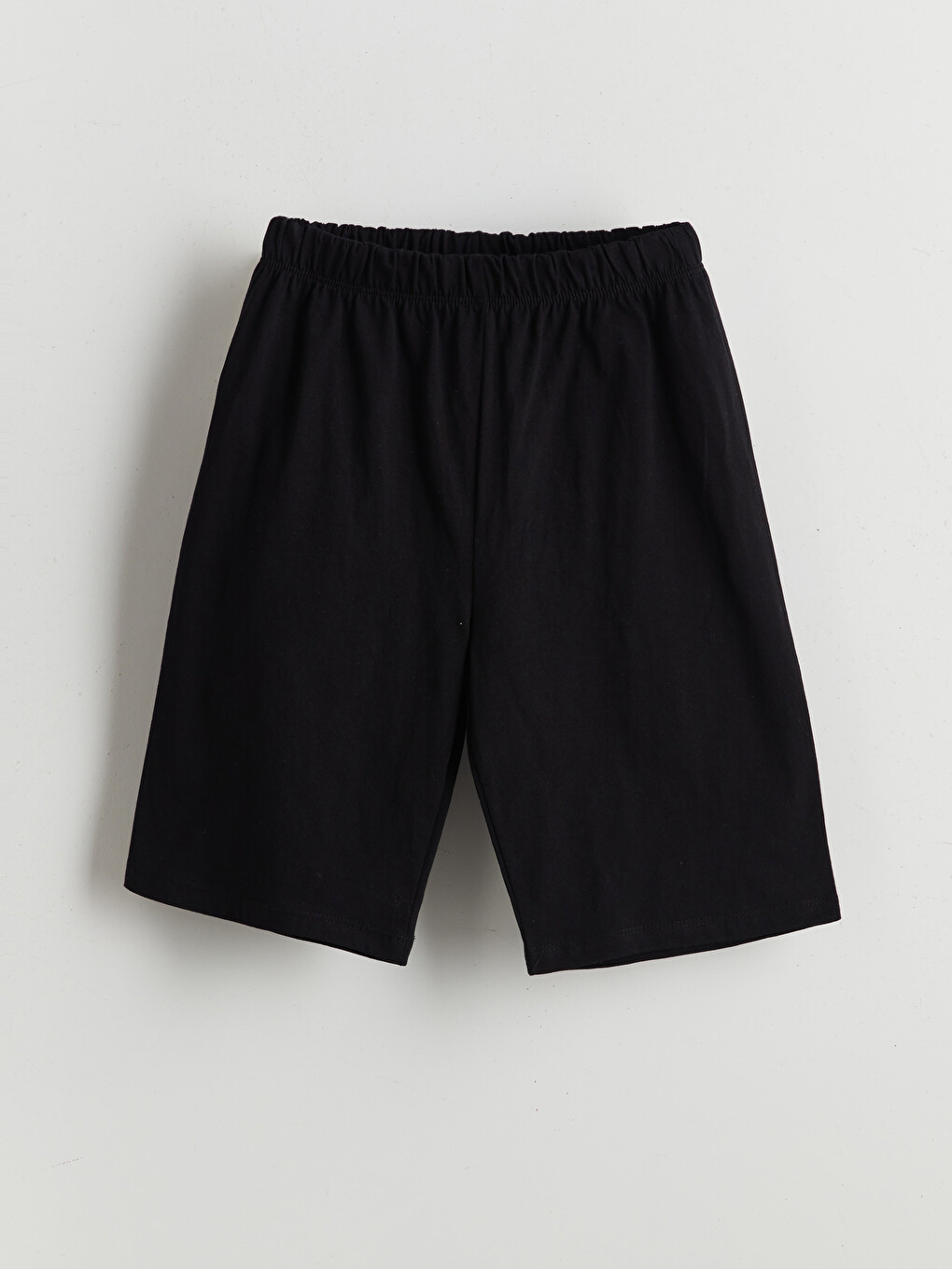 Siyah Beli Lastikli Erkek Çocuk Pijama Şort