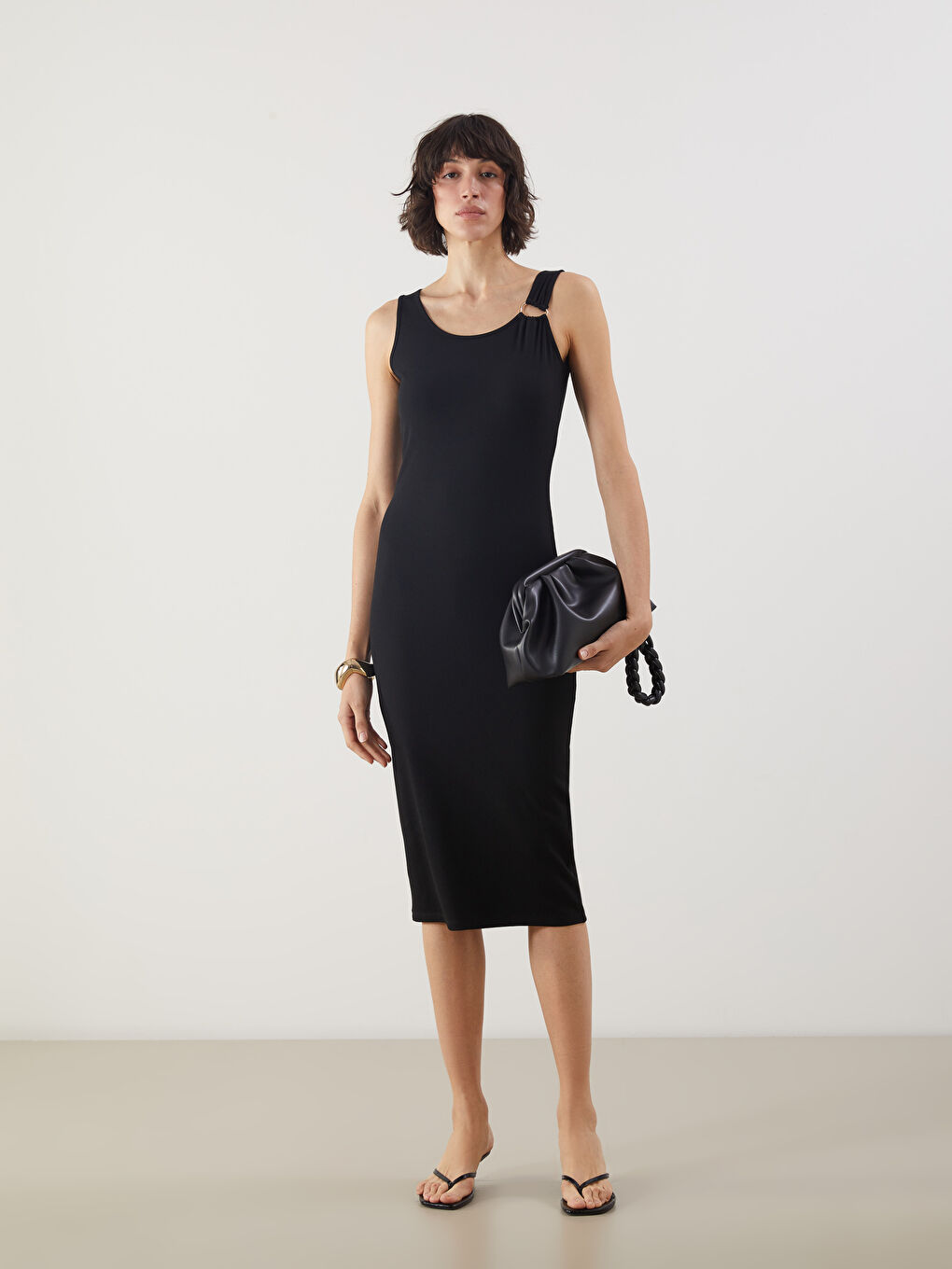 LC Waikiki Woman BLACK Dress -S5L962Z8-CVL