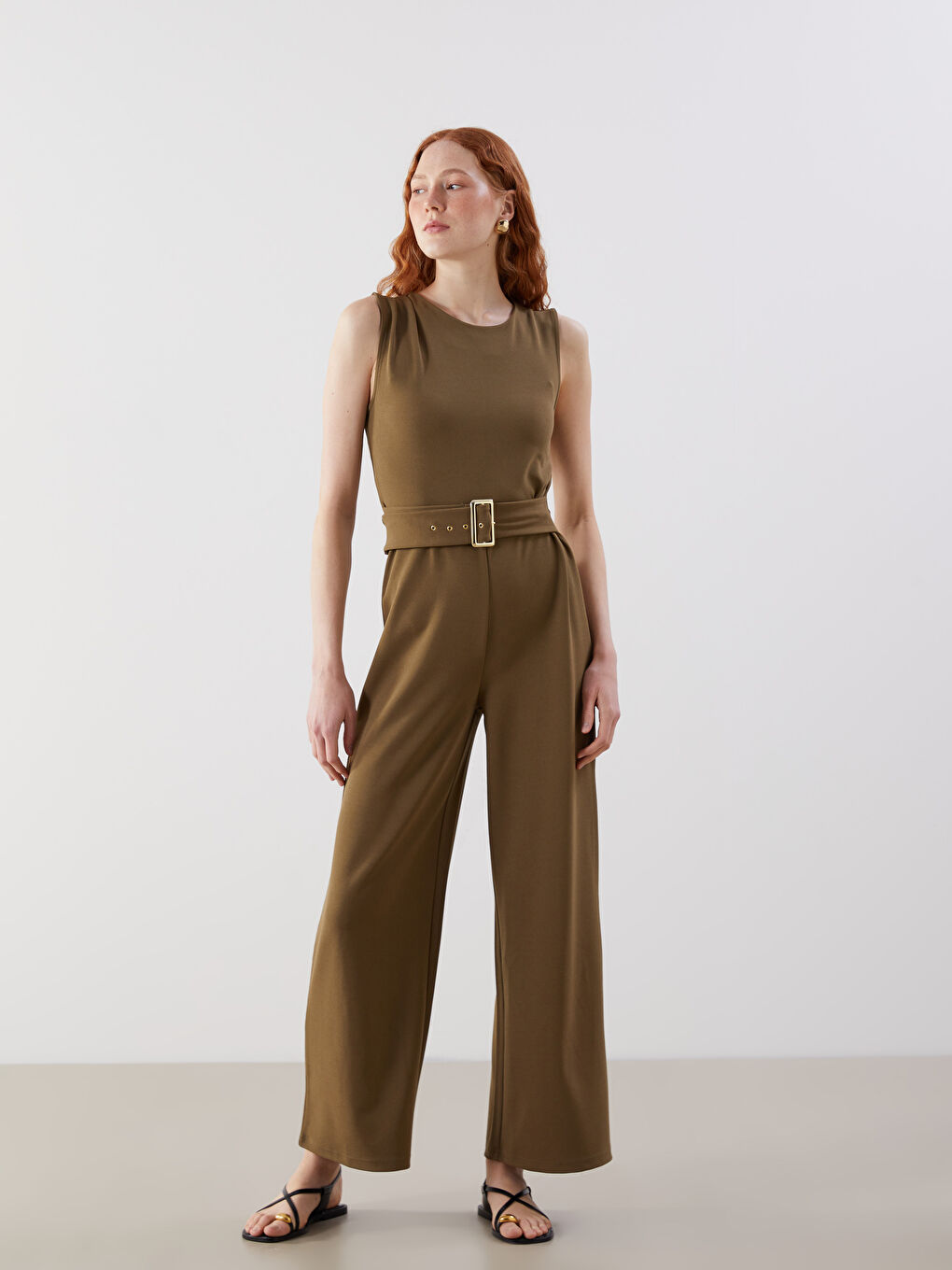 LCW Vision Woman BROWN Jumpsuit -S5L964Z8-HB7