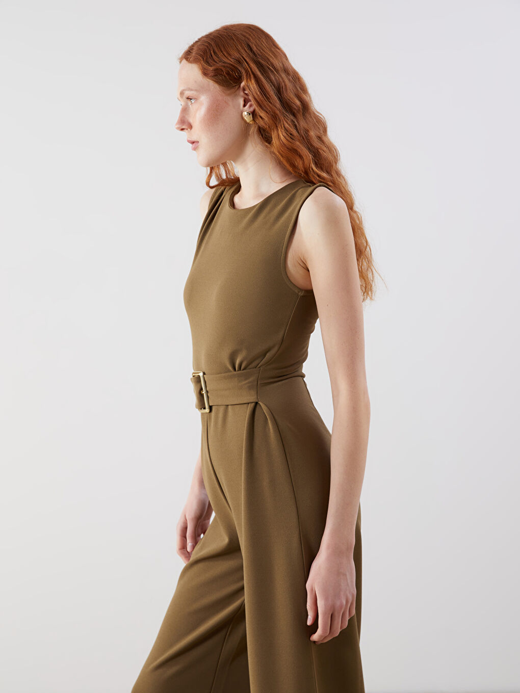LCW Vision Woman BROWN Jumpsuit -S5L964Z8-HB7