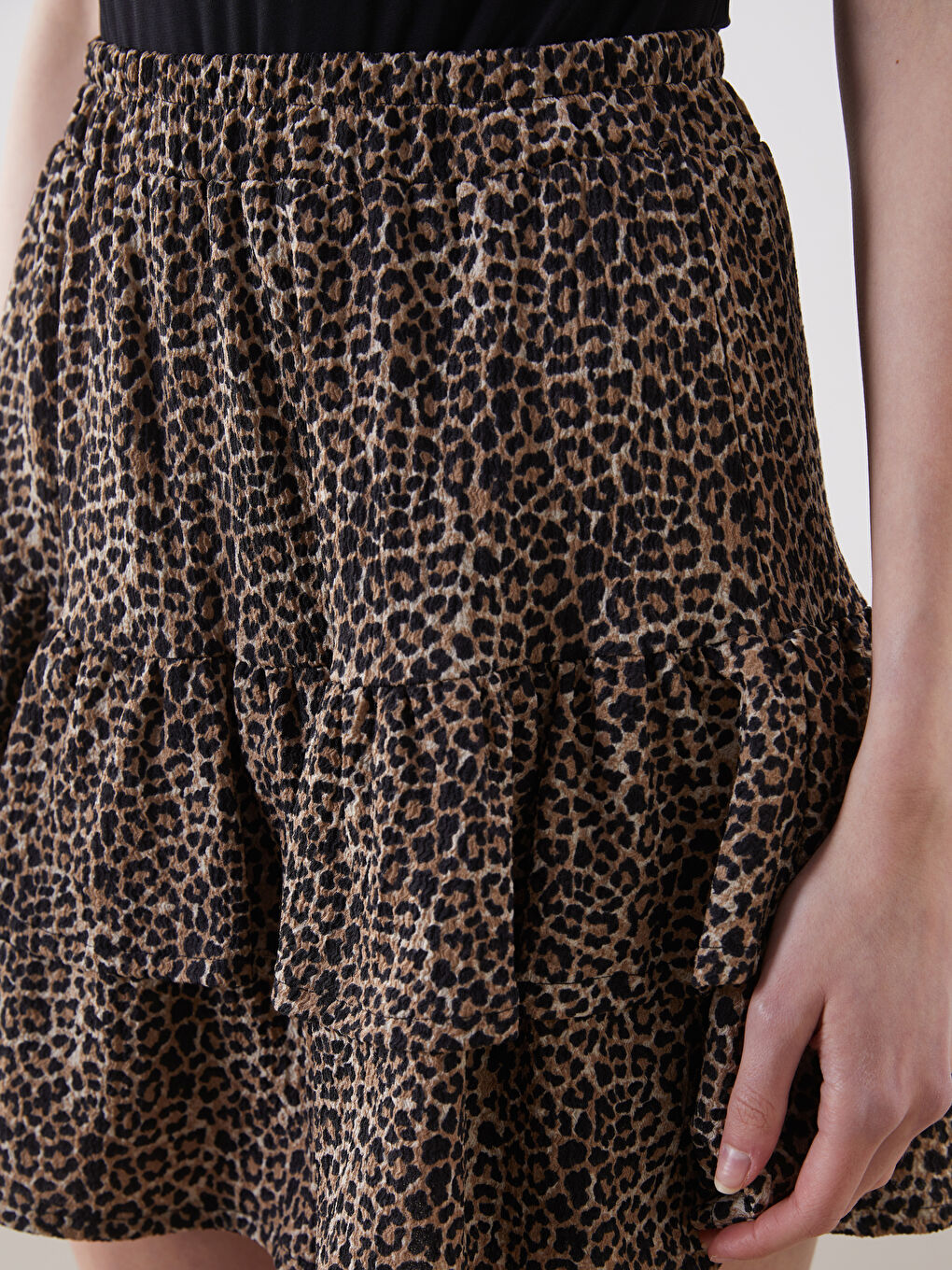 LCW Vision Woman BROWN Skirt -S5L965Z8-LQY