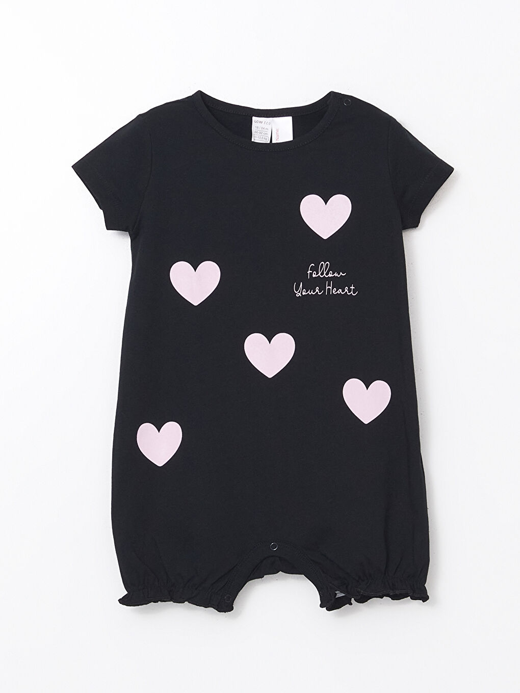 Crew Neck Printed Baby Girls' Jumpsuit -S5L989Z1-CVL