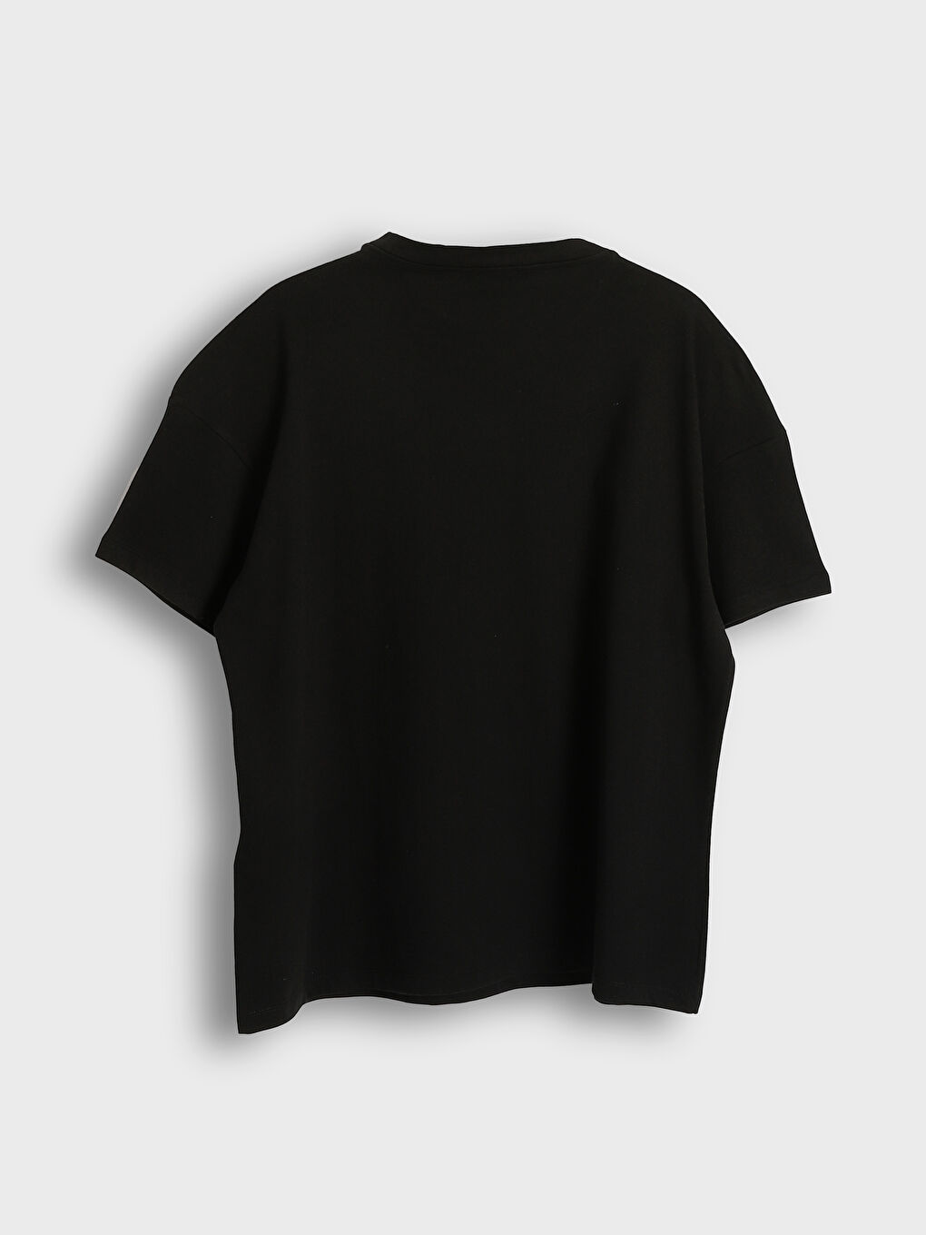 Crew Neck Printed Oversize Women's T-Shirt-5