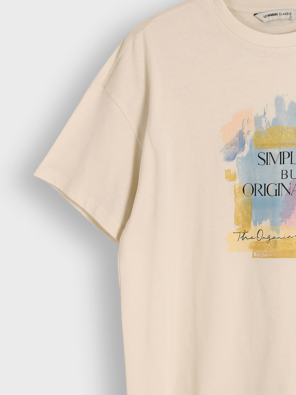 Crew Neck Printed Oversize Women's T-Shirt-6