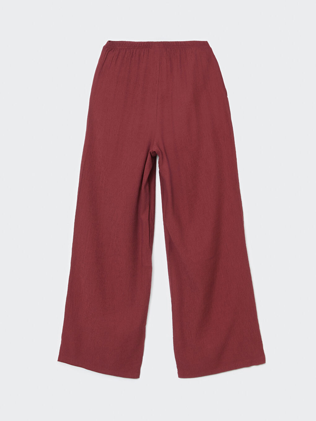LCW Vision Elasticated Waist Textured Women's Trousers -S5LA05Z8-KFT