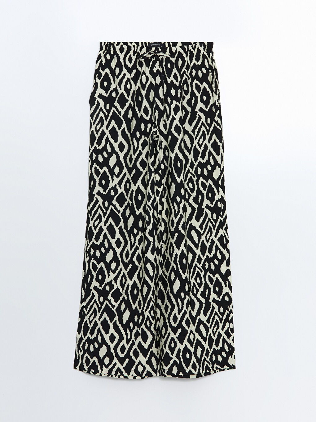 LCW Vision Elasticated Waist Patterned Women's Trousers -S5LA06Z8-LQJ