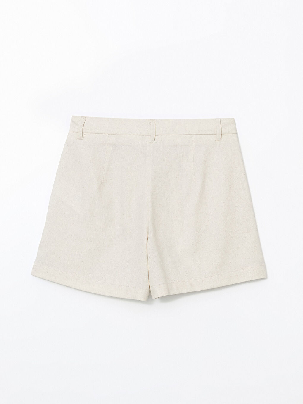 LCW Vision Loose Fit Linen Blend Women's Shorts -S5LA07Z8-D1N