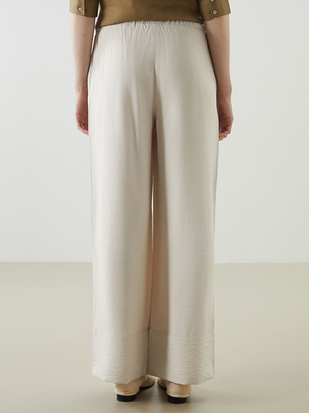 LCW Vision Elasticated Waist Women's Trousers -S5LA12Z8-DDX