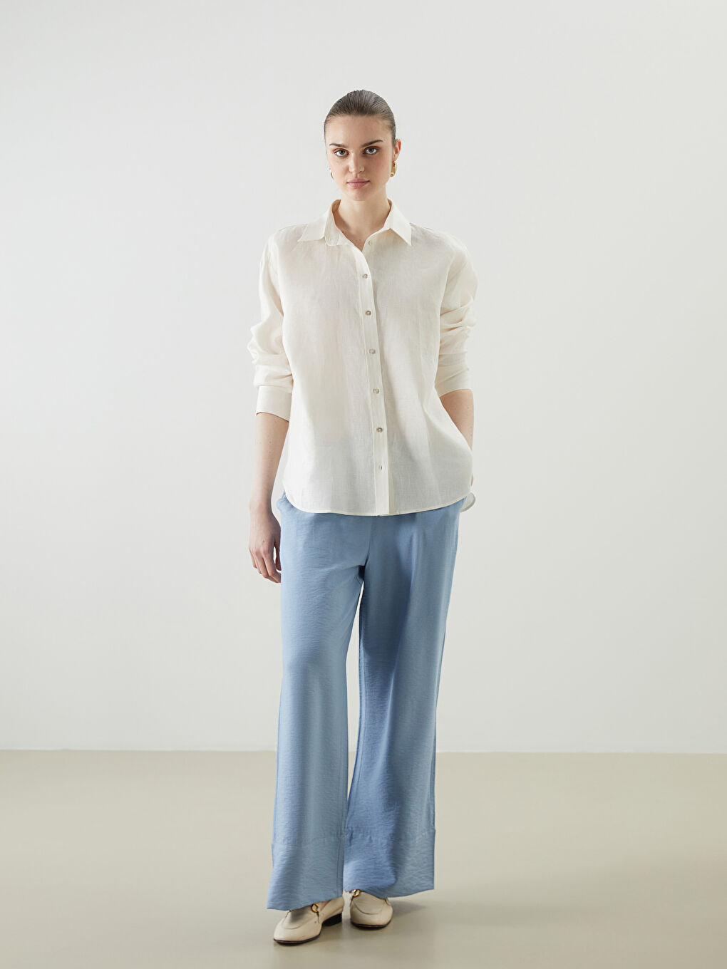 LCW Vision Elasticated Waist Women's Trousers -S5LA12Z8-Z5D