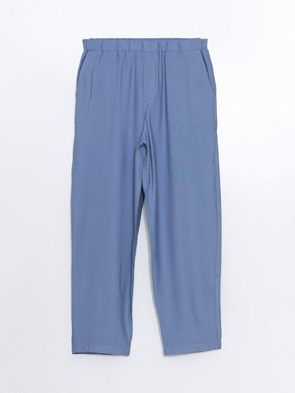 Elastic Waist Carrot Fit Women's Trousers-4