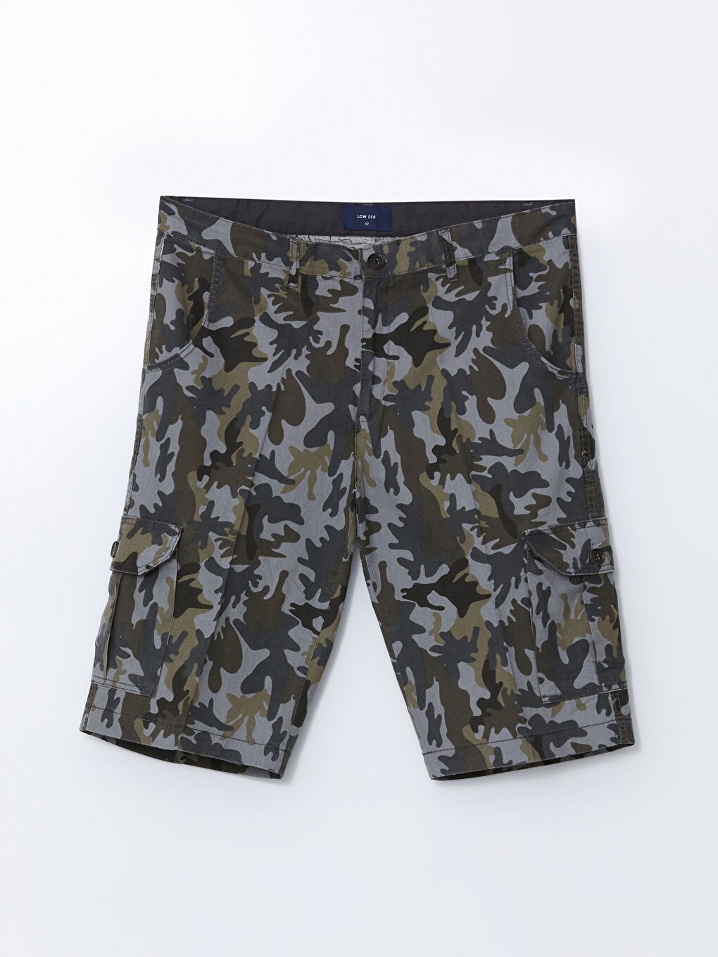 Antrasit Standart Kalıp Erkek Bermuda Şort