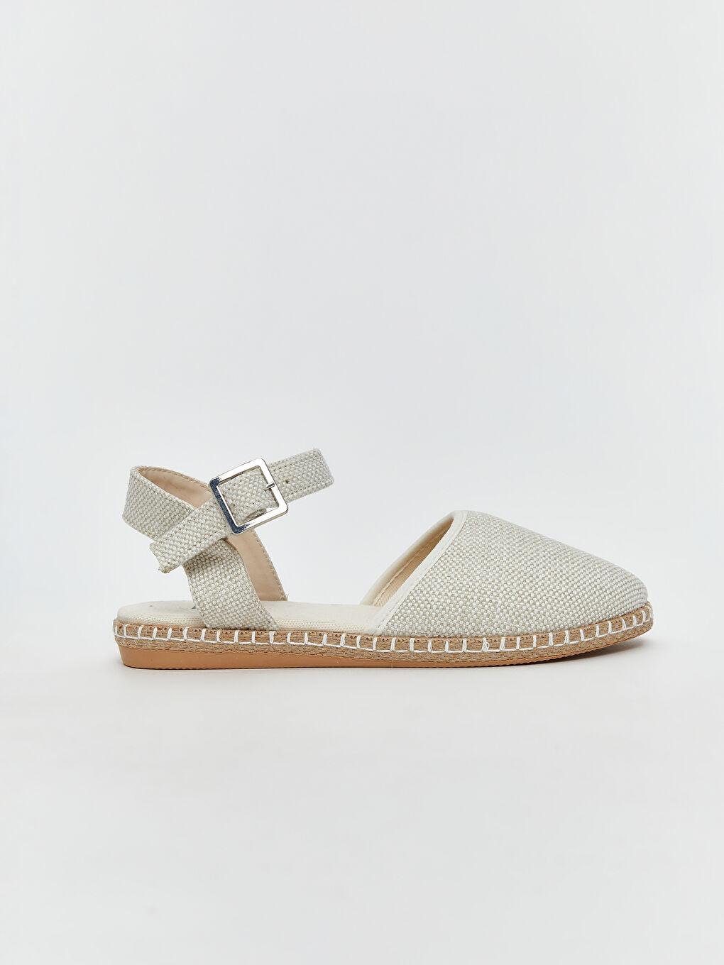 Bej Bilekten Bağlamalı Kadın Sandalet-1