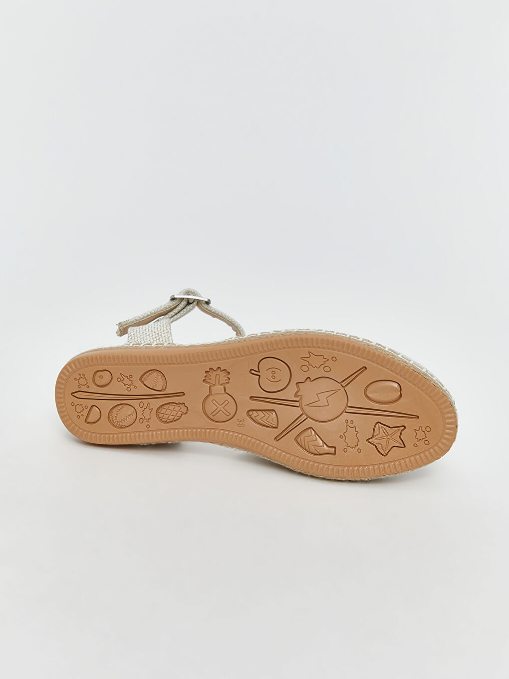 Bej Bilekten Bağlamalı Kadın Sandalet-3