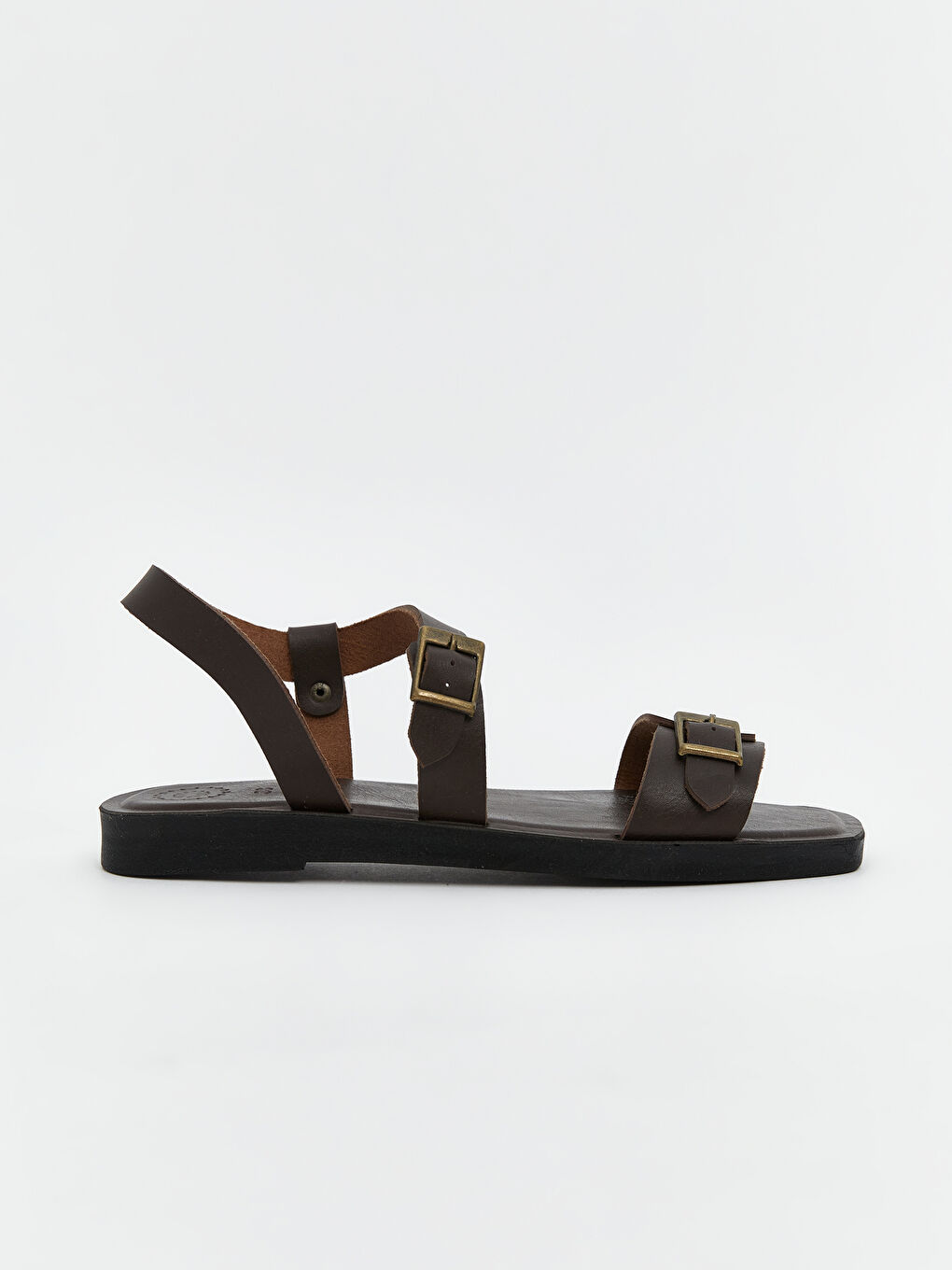 Cross-Strap Faux Leather Women's Sandals -S5LA48Z8-D7V